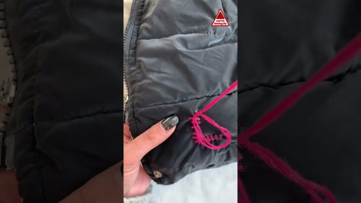 How to mend an L-shaped hole in a cotton jacket