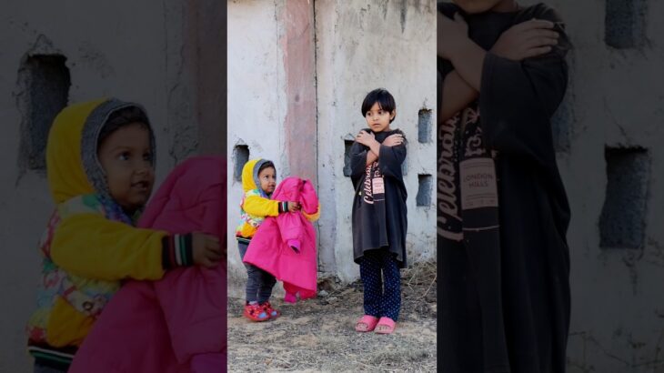 Jindgi Se Jung 😢😭 Winter jacket Poor Girl Help #shorts #poor #humanity #winter