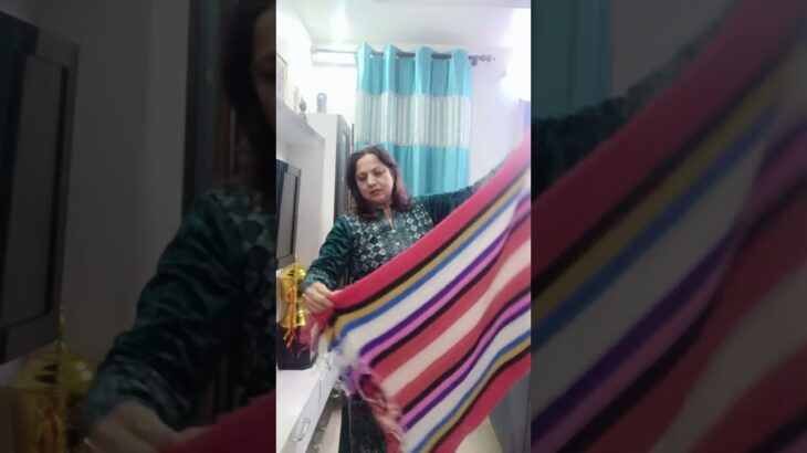 Shawl ka badhiya jacket  🧥  banaya#shortvideo#winterhacks#trending