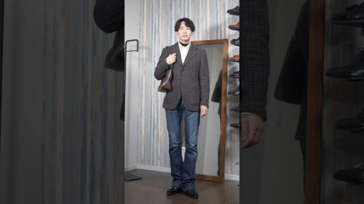 【comme des garçon】ツイードジャケットを使ったクラシックスタイル！#shorts