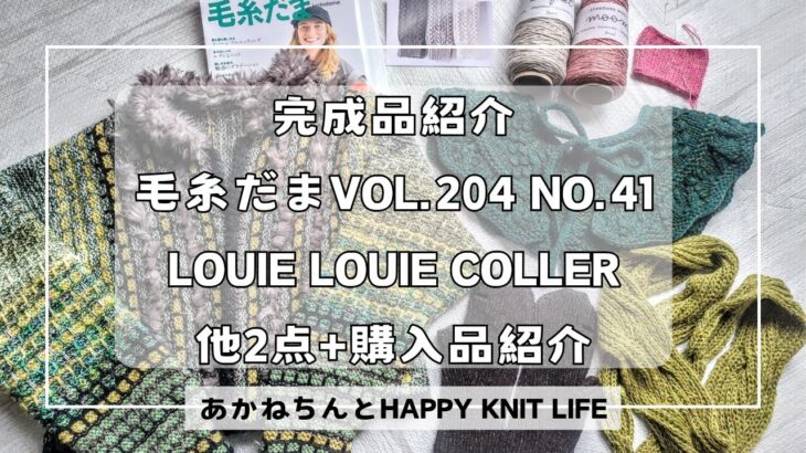 毛糸だまからジャケットを編みました🎉cookie KALまずはつけ襟が完成✨ミトンやスカーフも完成したし、結局ブラックフライデーでも毛糸買いました🧶HKL ep.45