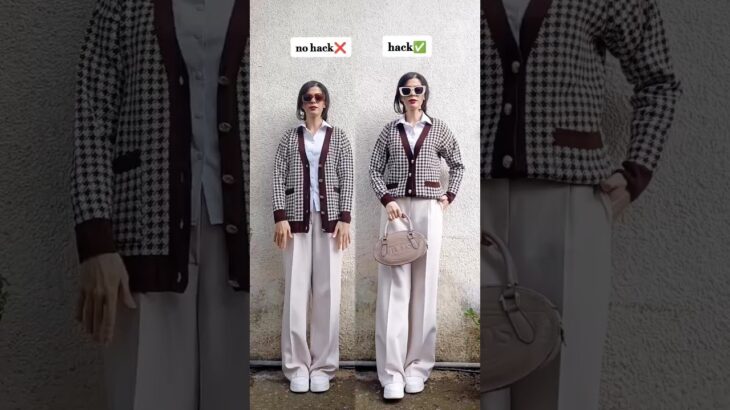 ✅️jacket hack for autumnal style❌️#shorts #fashionhack #ootd #fashion #outfit