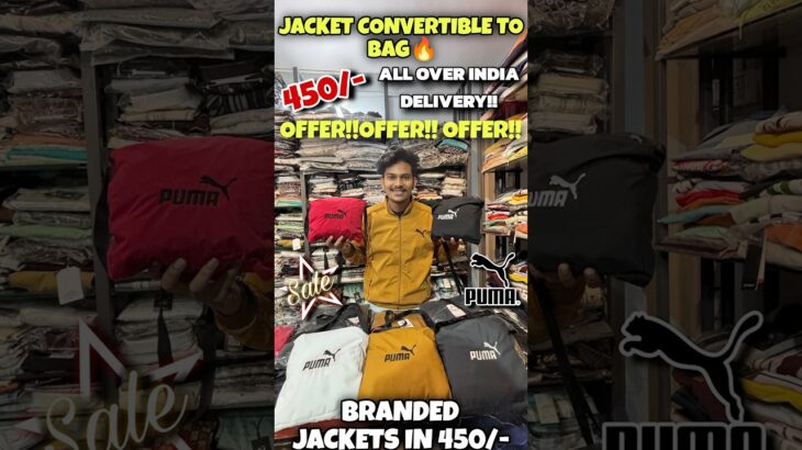 Bag Converts To Jacket & Jacket Converts To Bag😍 Unique Concept #fashion #mrrsvlogs #rsvlogs