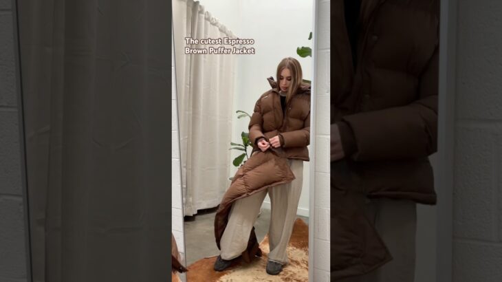 Cutest Brown Puffer Vest🤎 #ootd #jacket #bag #bag #brown #grwm #totebag