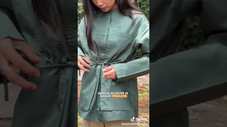 🛍️ EIGER WS GEVA COLLARLESS JACKET || JACKET HARIAN WANITA || #shorts