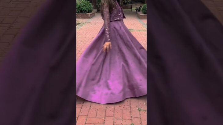 Fancy Jacket on katan silk maxi dress💜✨ #tiktok #fashion #pakistanidressforgirls2021 #peplumtop