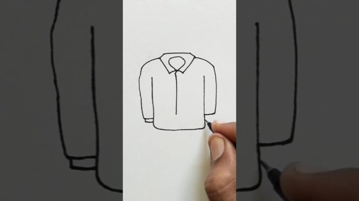 How To Draw Jacket| #drawing #shorts #viralvideo #trending