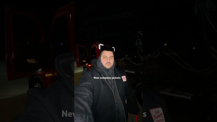 New jacket,cold nights,BIG $ #shorts #truckerdad #trucking