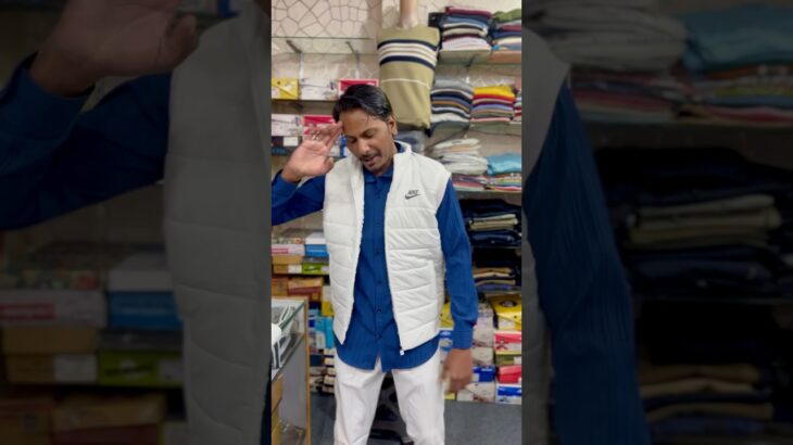 New white jacket latest or trending most popular at Pushkar ajmer #newcolorway #half #jacket #winter