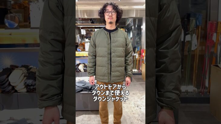 【Permanent Union DOWN CREW JACKET】ユニセックス ダウン クルー ジャケット 身長175cm 体重65kg Ebony Mサイズ着用 #パーマネントユニオン