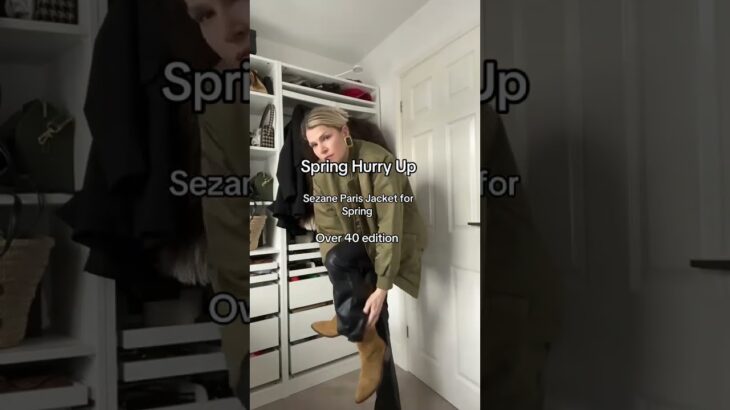 SEZANE SPRING JACKET over 40 style #shorts