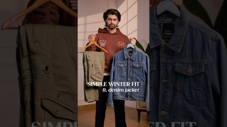 Styling Cargos & Denim Jacket 💯 #mensfashion #mensstyleguide #fashion