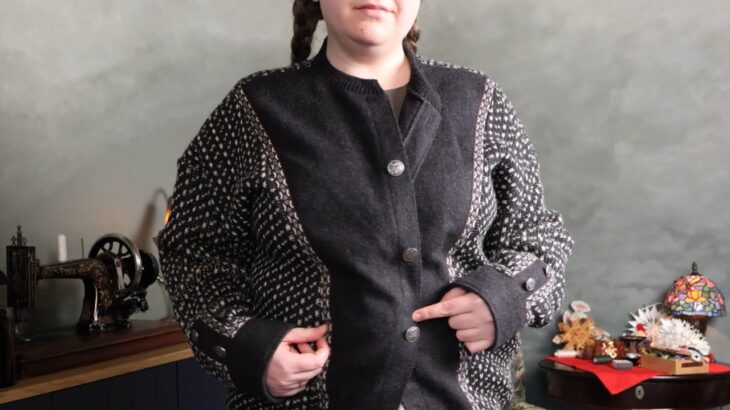 Thrift Flipping a Knitted Jacket