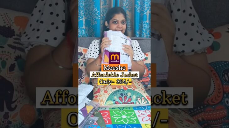 Trendy Jacket From Meesho🧥🔅#meesho #youtubeshorts #fyp