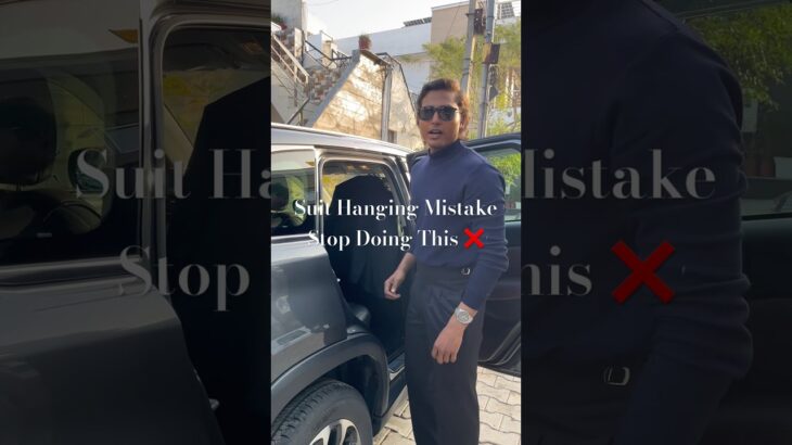 Try This Genius Hack to Hang Your Suit Jacket in the Car! 🧥🚗 Keep it crease-free and ready to go.