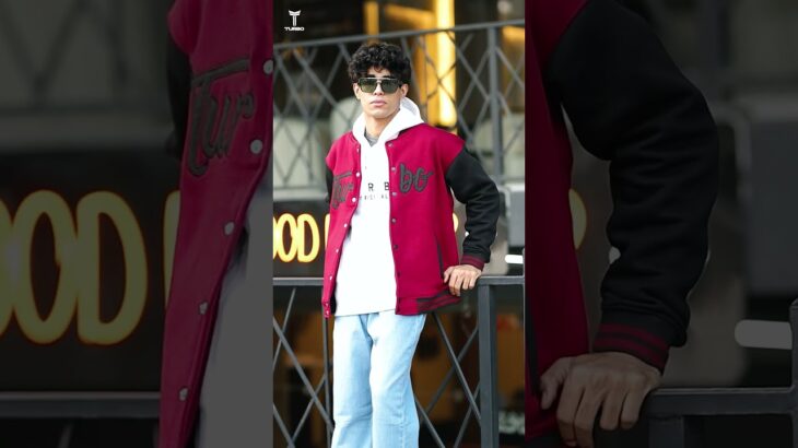 Turbo Men’s Varsity Jacket – Button Style & Two-Tone Design, Now on Half Price! #mensfashion