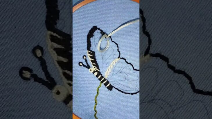 simple hand work design for jacket🥰🥰#trendingvideo #highlights #beautiful