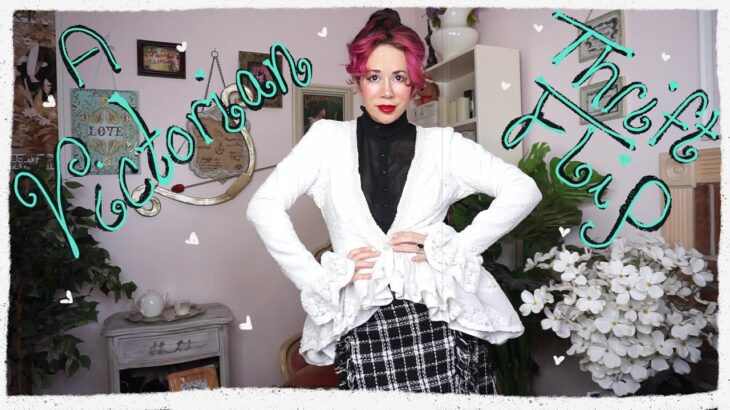 A Victorian Jacket Thrift Flip and I am in Love With How It Turned Out!!