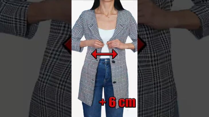 Best idea to Upsize a tight Jacket! Miarti 🧵✂️