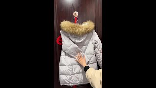 Down jacket storage skills# Funny jokes# Funny clips# Funny Daily Life