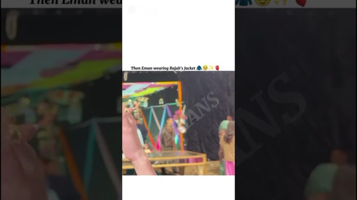 Eman wearing Rajab’s Jacket #rajabfamily #rajabbut #couple #imraj #emraj #powerofrajab