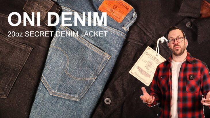 Fades Fades Fades: ONI 20oz Secret Denim Jacket Black x Black ONI 03527P-ZR-BKBK