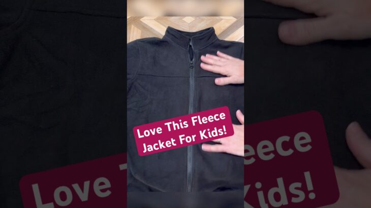 Great Fleece Jacket For Boys and Girls To Wear Alone Or For Layering! #amazonfinds