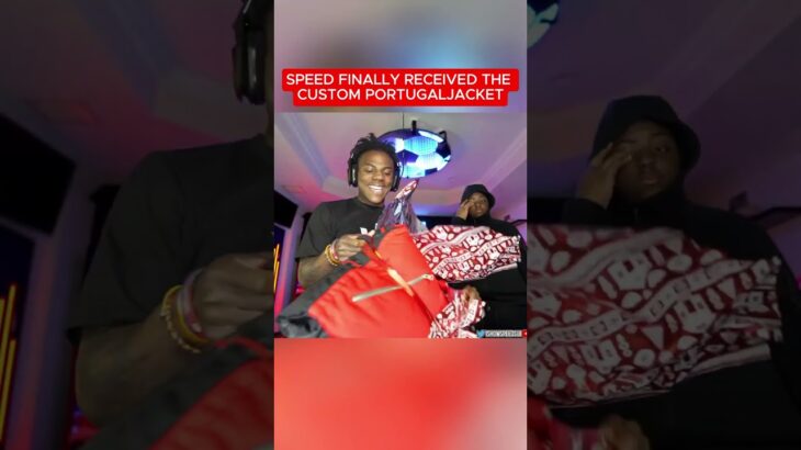 🤯 IShowSpeed FINALLY RECEIVED THE CUSTOM PORTUGAL JACKET!🇵🇹🔥