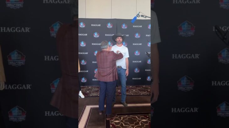 Jared Allen’s Hall of Fame Gold Jacket Fitting 🤩