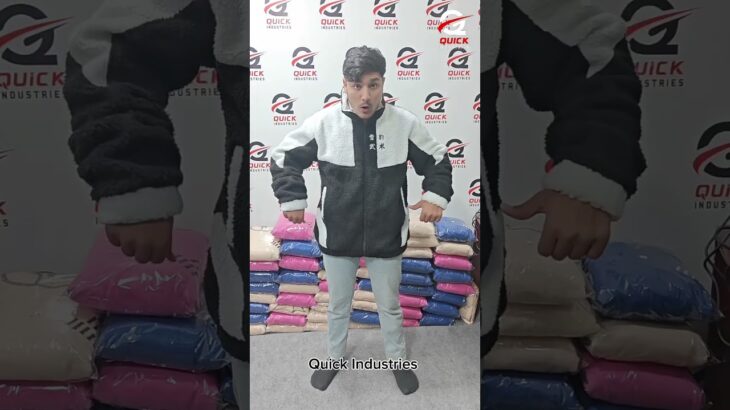 Sherpa Jacket With Embroidery Logo Design 🔥