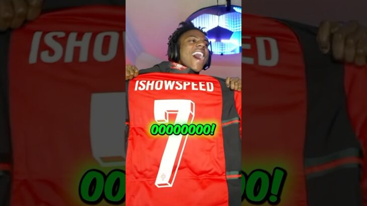 Speed Receives His Viral ‘IShowSpeed’ Jacket🔥 #ishowspeed #shorts