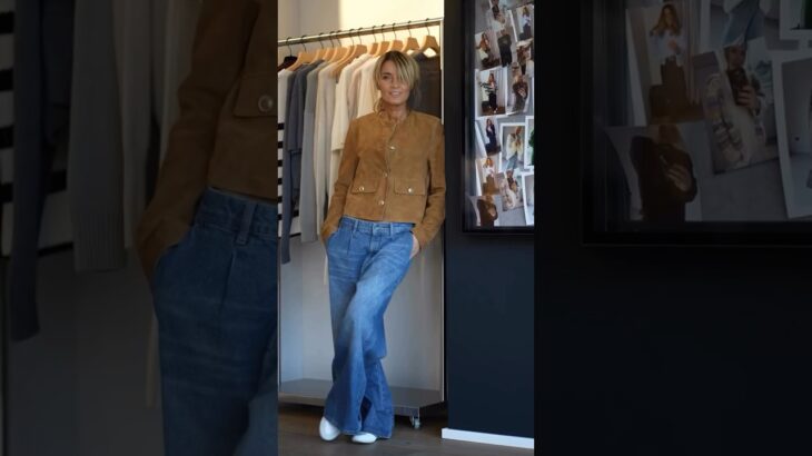 Suede Jacket + Jeans: The Cool-Girl Combo You Need Now #fashiontrends #outfitideas #ootd #chicstyle
