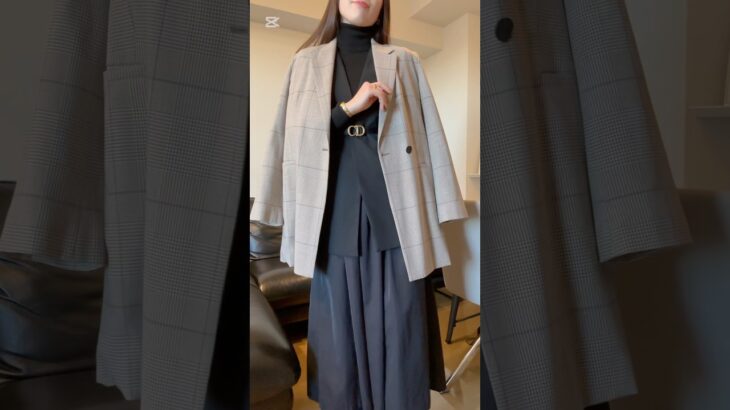 UNIQLO×UNIQLOにジャケット、ベルトを組み合わせてワンランク上のオシャレコーデに！#きれいめコーデ #ジャケットコーデ #UNIQLO#ユニクロ#ファッション