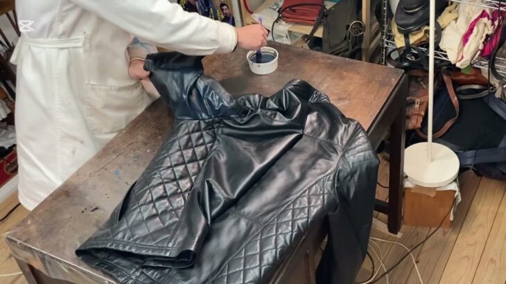 【ジャケット染め替え】染め替えの下準備