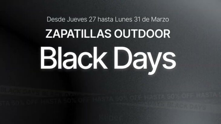 Black Days Zapatillas Outdoor hasta 50% off. The North Face, Mammut, Marmot en Kliper