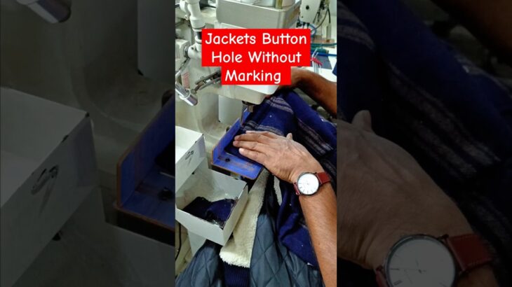 Button Punch Without Marking | Sewing Develop #jacket #sewingtools #sewing