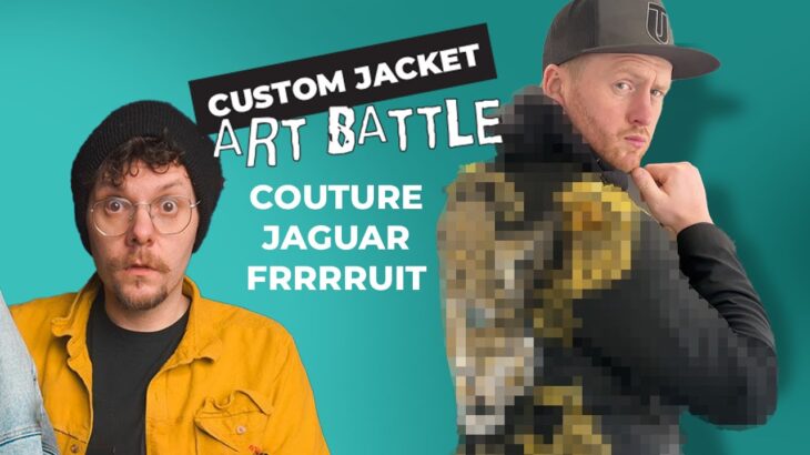 Epic Custom Jacket ART BATTLE Between 4 Artists? @TenHundred