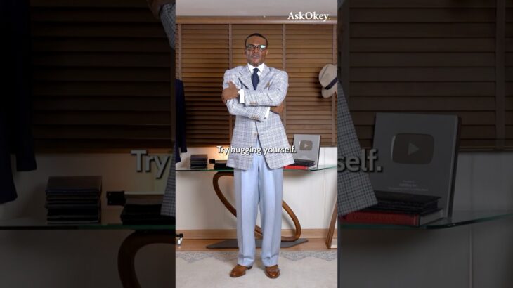 Jacket Hug Test! A must-know before buying a jacket #shorts