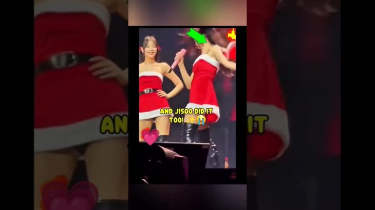 Jennie remove her jacket jisoo did ittoo😍 Jennie like