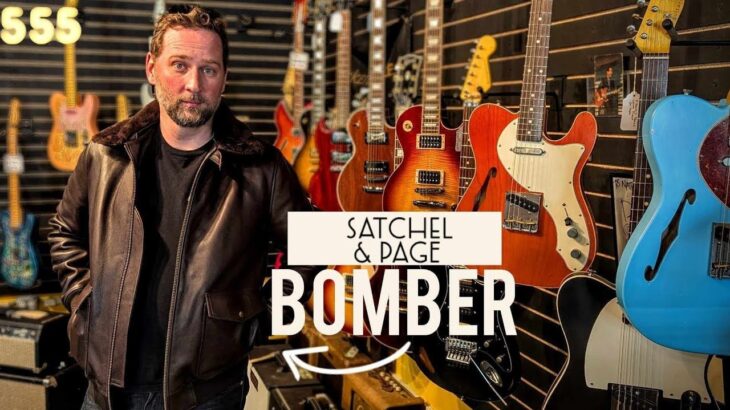 Like a beautiful vintage guitar. The Satchel & Page Bomber Jacket