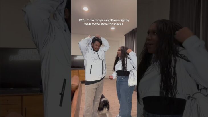 Nightly Snack run with Bae 🩷 #bae #husband #haul #shop #snacks #jacket #couple #couplegoals #ootd