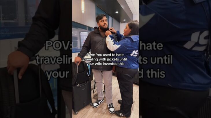 Perfect Travel Jacket for HIM💙 #mensfashion #mensstyle #style #ootd #jacket #bag #travel