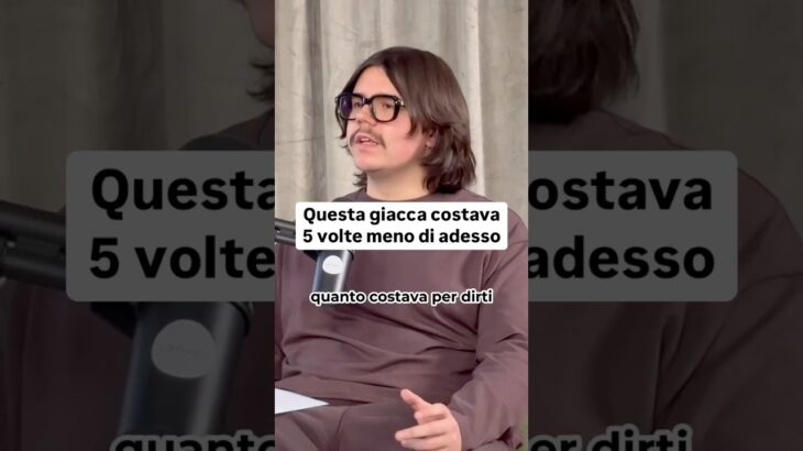 QUESTA GIACCA COSTAVA 5 VOLTE MENO #vintagefashion #fashion #podcast