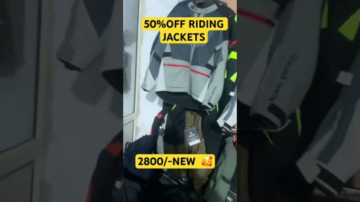 RIDING JACKET 🧥 50%OFF #riding #bikeride #jacket #vlogs #bikelover