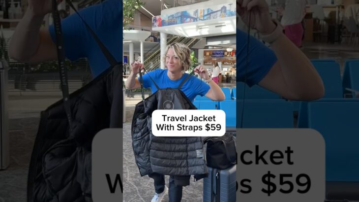 Travel Jacket With Straps