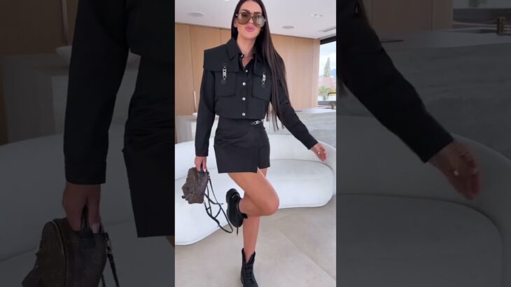 Twice as Chic: Two Monochrome Skirt & Jacket Outfits! #fashiontrends #ootd #chicstyle #casualwear