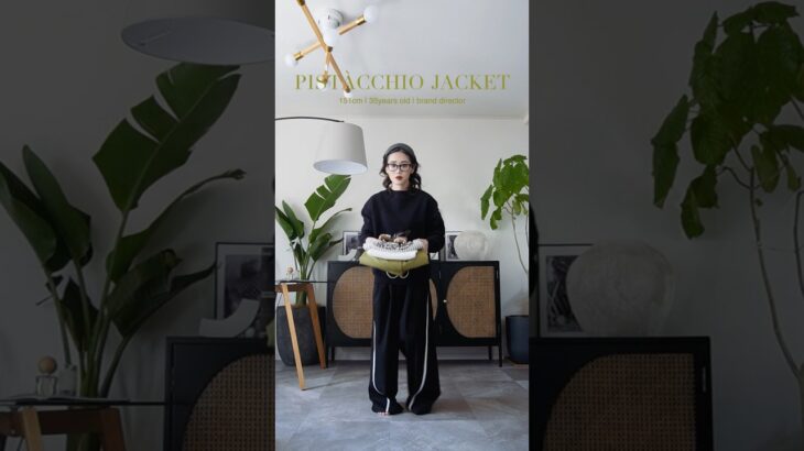 【実際にお洋服は蹴っていません】ピスタチオジャケットコーデ🫒🥝🍐🥑 #ootd #ファッション #fashion
