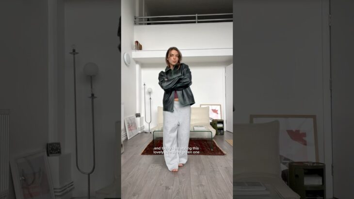 styling my new leather jacket | get dressed with me