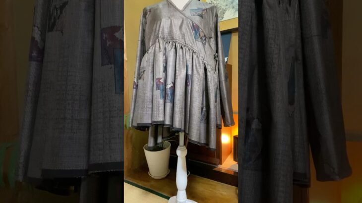 着物リメイクでラバリジャケットをつくりました