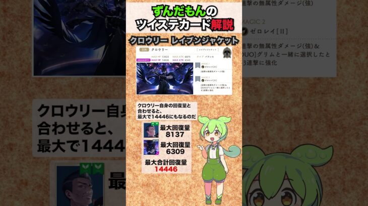 【ツイステ】クロウリー レイブンジャケット 解説【ずんだもん】 #ツイステ